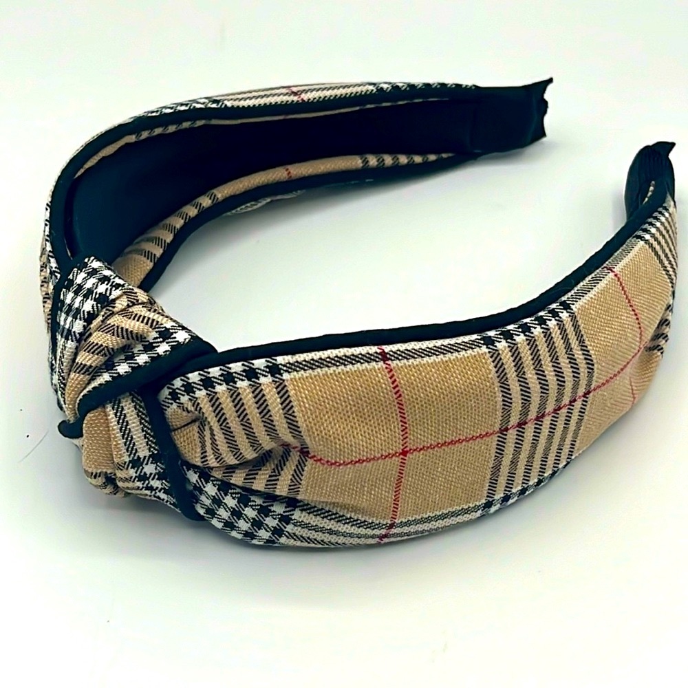 Checkered Plaid Headband